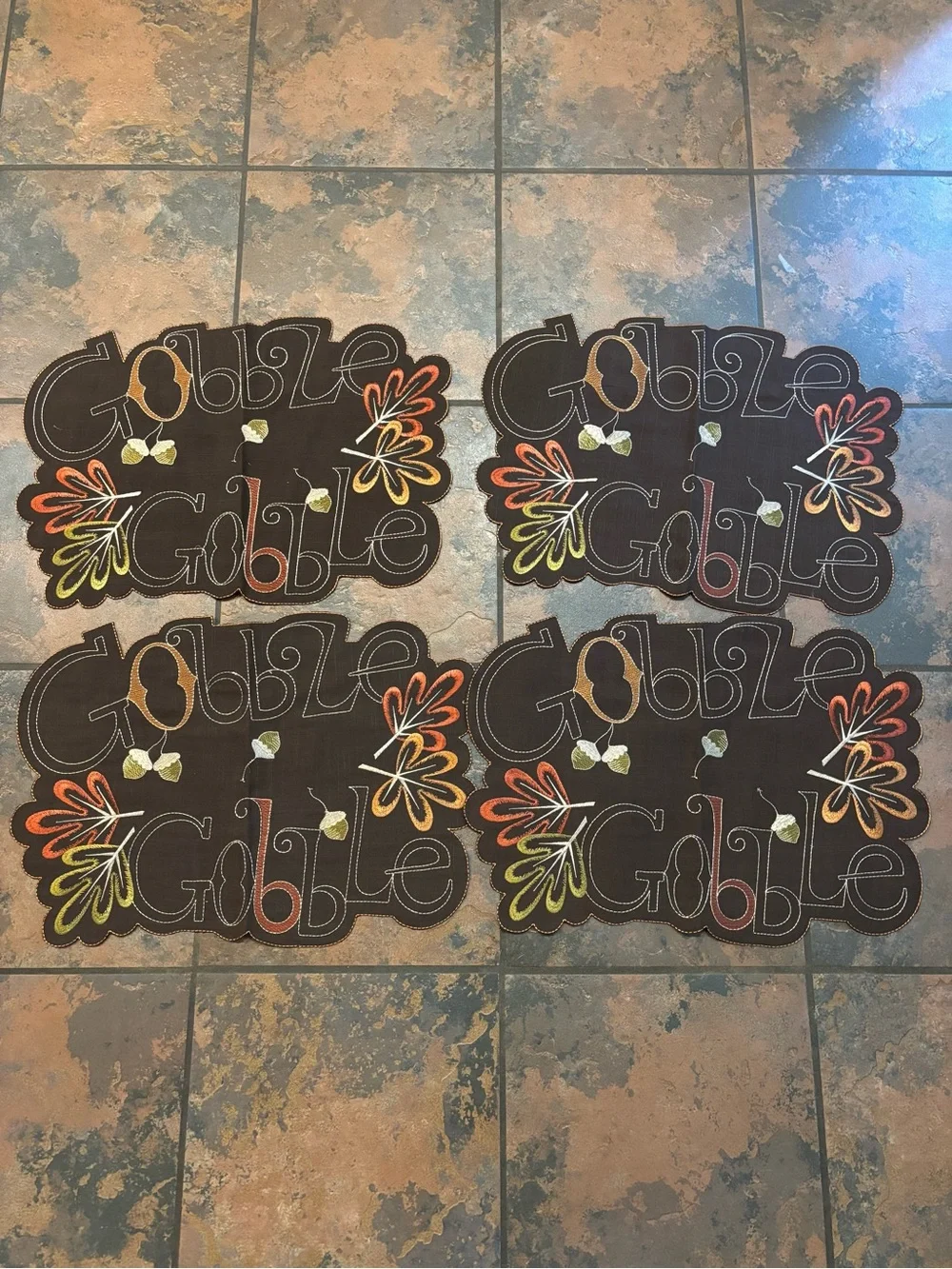 ❣️4 new Thanksgiving placemats